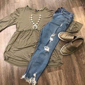 POL Tunic Boho Chic Blouse